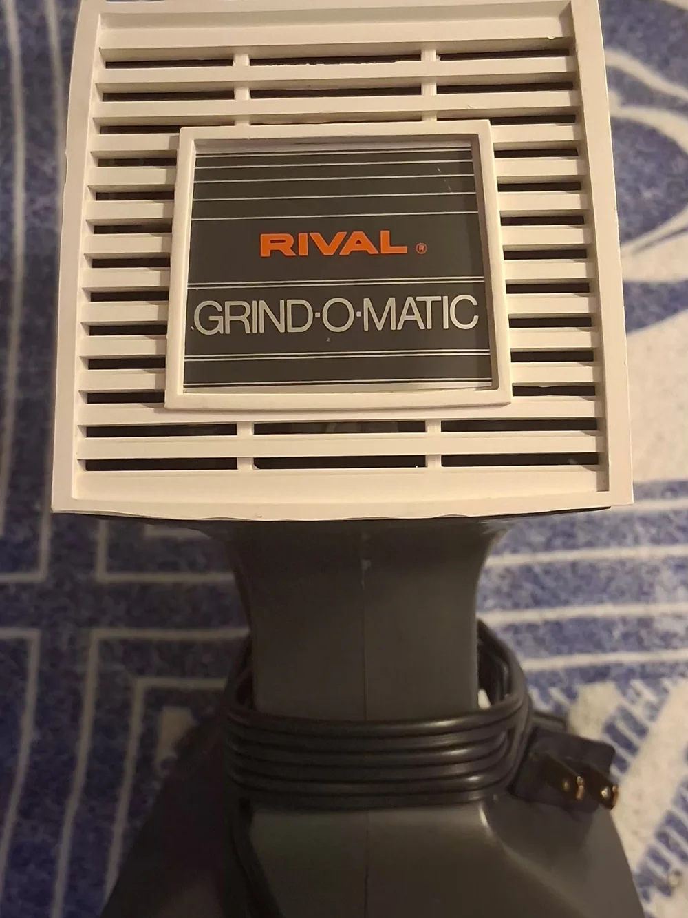 Grind-O-Matic Electric Coffee Grinder - Silver/Gray